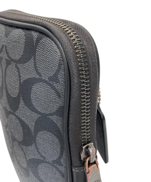COACH（コーチ）COACH (コーチ) エイデン クロスボディ シグネチャー ショルダーバッグ CO912 ブラック サイズ:-の古着・服飾アイテム