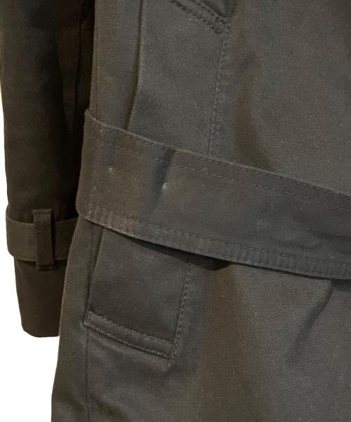 PPFM（ピーピーエフエム）PPFM (ピーピーエフエム) トレンチコート 35-04MC10 ブラック サイズ:Lの古着・服飾アイテム