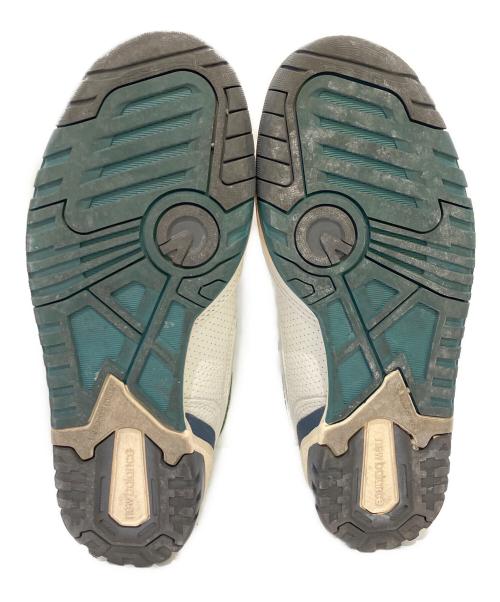 NEW BALANCE（ニューバランス）NEW BALANCE (ニューバランス) 550ローカットスニーカー　BB550PTB ホワイト×グリーン サイズ:23.5の古着・服飾アイテム