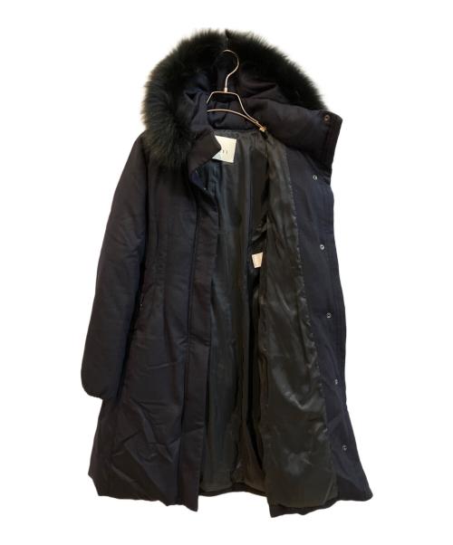 ANAYI（アナイ）ANAYI (アナイ) フォックスファーダウンコート　101727-17-020-65-380 ネイビー サイズ:38の古着・服飾アイテム