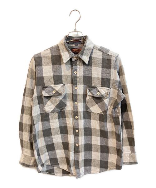 WOODLAND（ウッドランド）WOODLAND (ウッドランド) チェックシャツ グレー サイズ:Ｍの古着・服飾アイテム
