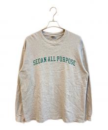 SEDAN ALL-PURPOSE（セダンオールパーパス）の古着「アーチロゴ 長袖クルーネックTシャツ　	SD22F-CT02」｜グレー