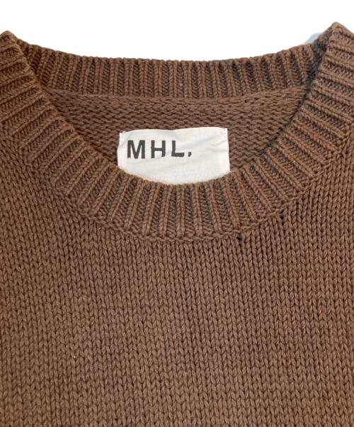 MHL（マーガレットハウエル）MHL (マーガレットハウエル) ニットベスト ブラウン サイズ:Ｍの古着・服飾アイテム