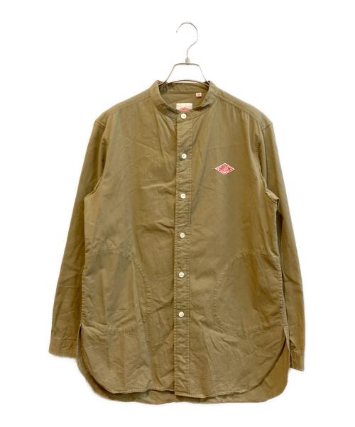 DANTON（ダントン）DANTON (ダントン) バンドカラーシャツ ベージュ サイズ:Ｍの古着・服飾アイテム