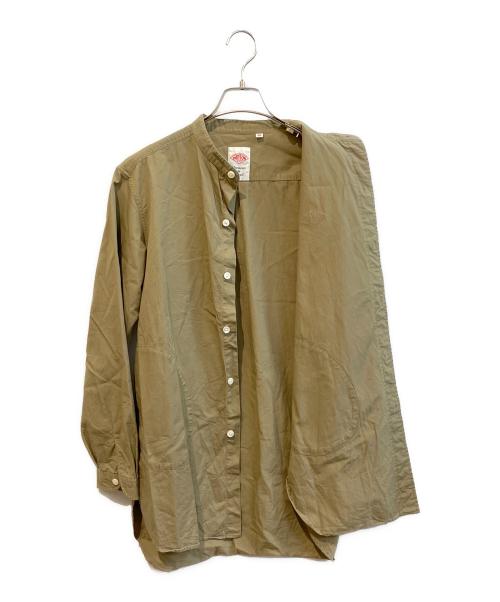 DANTON（ダントン）DANTON (ダントン) バンドカラーシャツ ベージュ サイズ:Ｍの古着・服飾アイテム