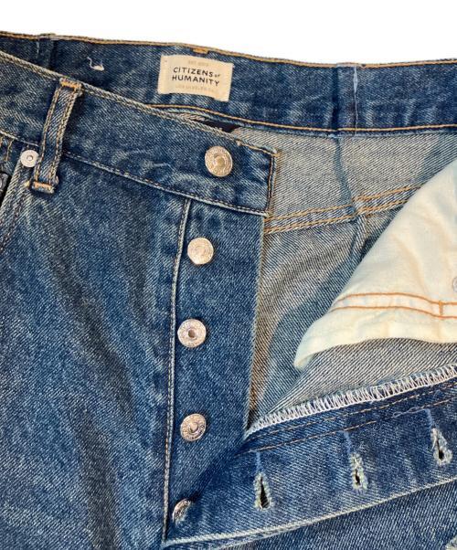 Citizens of humanity（シチズンズオブヒューマニティ）CITIZENS of HUMANITY (シチズンズオブヒューマニティ) Horseshoe Jean　1972B-769 インディゴ サイズ:W26の古着・服飾アイテム