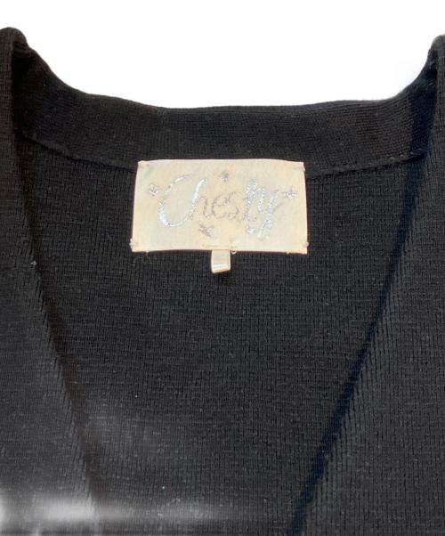 CHESTY（チェスティ）CHESTY (チェスティ) フックスファーロングジレ　12A401 ブラック サイズ:1の古着・服飾アイテム