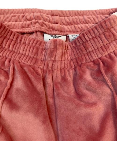 adidas（アディダス）adidas (アディダス) ブレイクベロアトラックパンツ ピンク サイズ:Mの古着・服飾アイテム