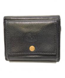 IL BISONTE（イル ビゾンテ）の古着「3つ折り財布」｜ブラック