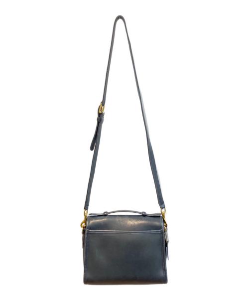 COACH（コーチ）COACH (コーチ) ターンロックフラップショルダーバッグ　9870 ネイビーの古着・服飾アイテム
