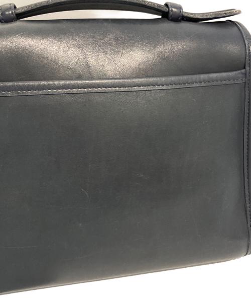COACH（コーチ）COACH (コーチ) ターンロックフラップショルダーバッグ　9870 ネイビーの古着・服飾アイテム