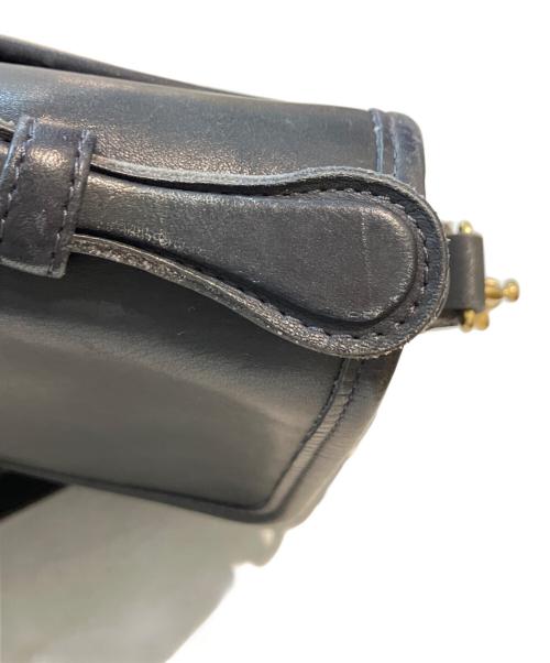 COACH（コーチ）COACH (コーチ) ターンロックフラップショルダーバッグ　9870 ネイビーの古着・服飾アイテム