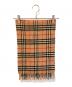 Burberry's (バーバリーズ) ノバチェックフリンジマフラー ブラウン：5000円