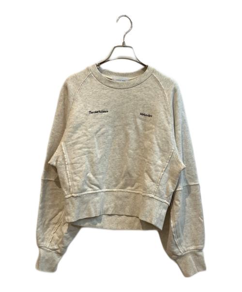 Adam et Rope（アダム エ ロペ）Adam et Rope (アダム エ ロペ) スリットリブスウェット　GAM-24140-B グレー サイズ:Fの古着・服飾アイテム