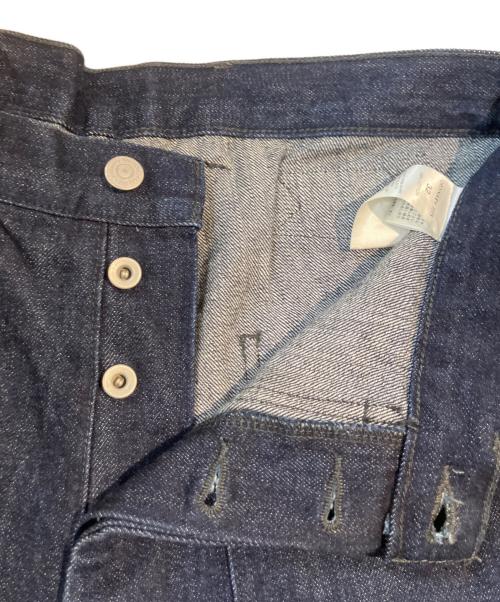 ordinary fits（オーディナリーフィッツ）Ordinary fits (オーディナリーフィッツ) シンチバックベイカーデニムパンツ インディゴ サイズ:32の古着・服飾アイテム