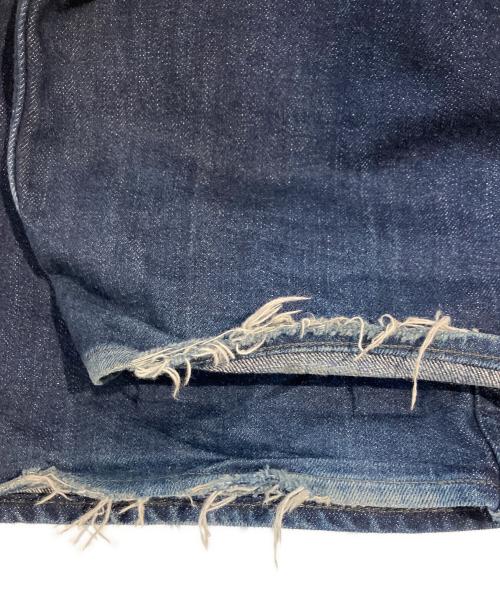 ordinary fits（オーディナリーフィッツ）Ordinary fits (オーディナリーフィッツ) シンチバックベイカーデニムパンツ インディゴ サイズ:32の古着・服飾アイテム
