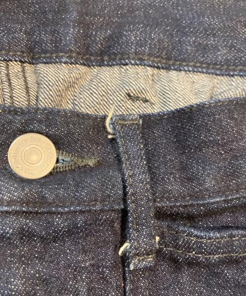 ordinary fits（オーディナリーフィッツ）Ordinary fits (オーディナリーフィッツ) シンチバックベイカーデニムパンツ インディゴ サイズ:32の古着・服飾アイテム