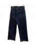 Ordinary fits (オーディナリーフィッツ) シンチバックベイカーデニムパンツ インディゴ サイズ:32：6000円