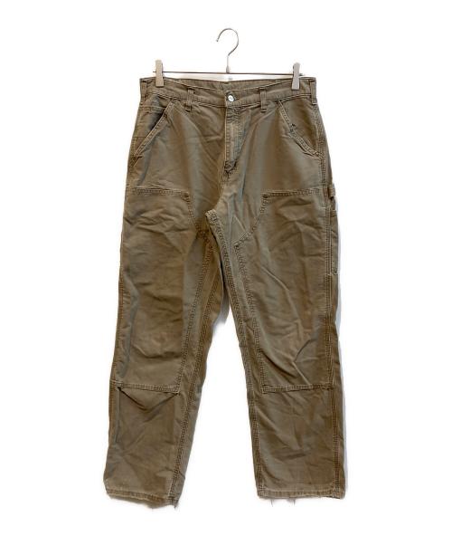 CarHartt（カーハート）CarHartt (カーハート) ダブルニーパンツ ベージュ サイズ:Ｗ32の古着・服飾アイテム