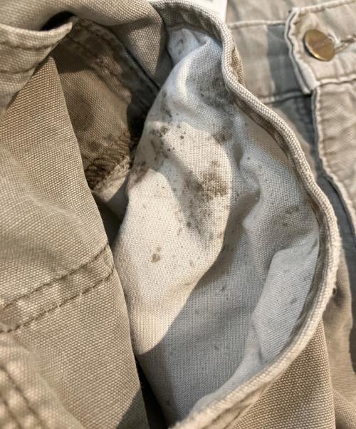 CarHartt（カーハート）CarHartt (カーハート) ダブルニーパンツ ベージュ サイズ:Ｗ32の古着・服飾アイテム