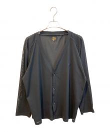 Needles（ニードルズ）の古着「V Neck Cardigan - Poly Mesh　IN211」｜ブラック