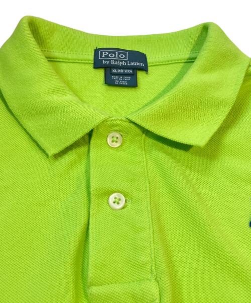 POLO RALPH LAUREN（ポロ・ラルフローレン）POLO RALPH LAUREN (ポロ・ラルフローレン) ポロシャツ 黄緑 サイズ:XLの古着・服飾アイテム