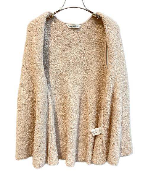 le.coeur blanc（ルクールブラン）le.coeur blanc (ルクールブラン) バタフライヤーンベスト　6265-325C ベージュ サイズ:Ｆの古着・服飾アイテム