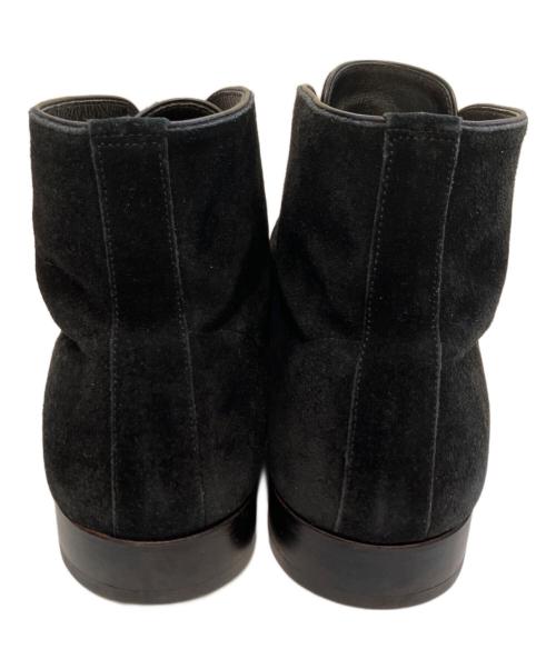 BURBERRY BLACK LABEL（バーバリーブラックレーベル）BURBERRY BLACK LABEL (バーバリーブラックレーベル) スウェードシューズ ブラック サイズ:27の古着・服飾アイテム