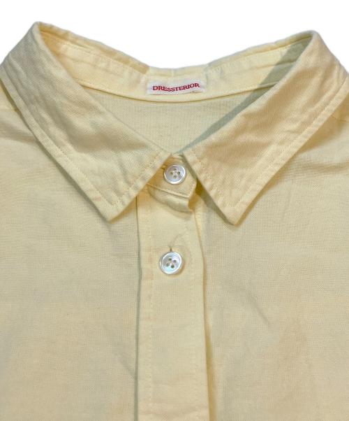 DRESSTERIOR（ドレステリア）DRESSTERIOR (ドレステリア) バッグフレアーオックスシャツ イエロー サイズ:Mの古着・服飾アイテム