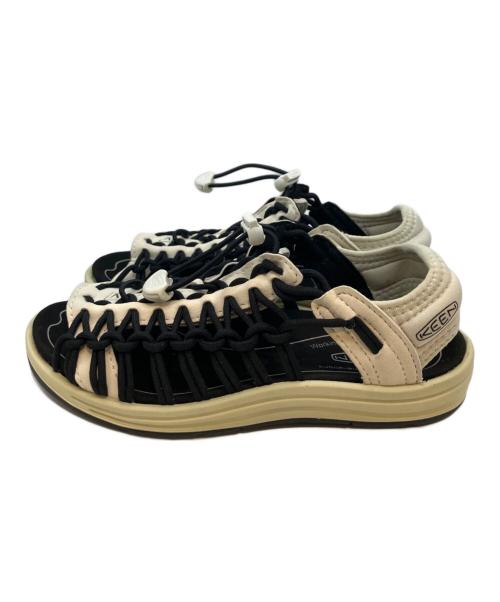 KEEN（キーン）KEEN (キーン) サンダル　1027299 ブラック×ホワイト サイズ:23.5の古着・服飾アイテム