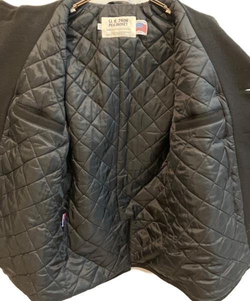 Schott（ショット）Schott (ショット) Pコート ブラック サイズ:Sの古着・服飾アイテム
