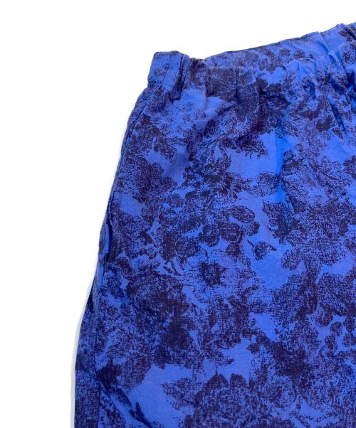 mizuiro-ind（ミズイロインド）mizuiro-ind (ミズイロインド) プリントイージーパンツ ブルー サイズ:Freeの古着・服飾アイテム