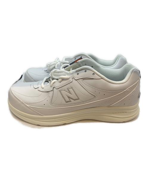 NEW BALANCE（ニューバランス）NEW BALANCE (ニューバランス) ローカットスニーカー ホワイト サイズ:28 未使用品の古着・服飾アイテム