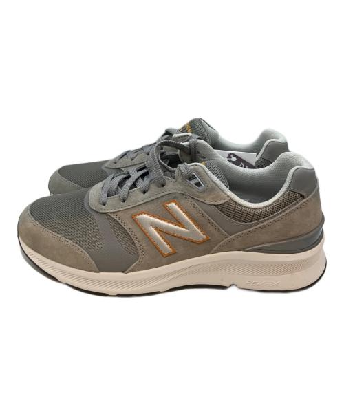 NEW BALANCE（ニューバランス）NEW BALANCE (ニューバランス) ローカットスニーカー グレー×イエロー サイズ:28 未使用品の古着・服飾アイテム