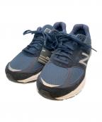 NEW BALANCEニューバランス）の古着「ローカットスニーカー」｜ネイビー