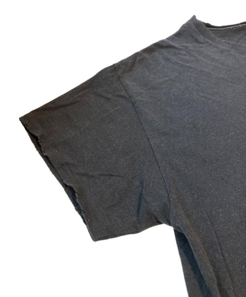 VERTICAL GARAGE（バーチカルガレージ）VERTICAL GARAGE (バーチカルガレージ) ダメージ加工 マーチャンダイズTシャツ　93000169 ブラック サイズ:Lの古着・服飾アイテム