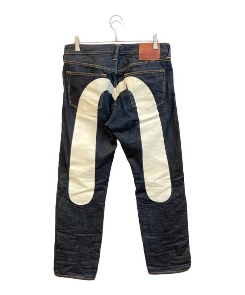 EVISU（エヴィス）EVISU (エヴィス) 大黒カモメプリントデニムパンツ インディゴ サイズ:W31L34の古着・服飾アイテム