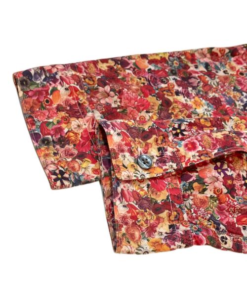 PAUL SMITH（ポールスミス）Paul Smith (ポールスミス) フラワープリントシャツ レッド サイズ:Mの古着・服飾アイテム