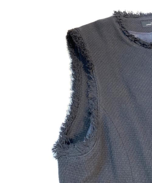 green label relaxing（グリーンレーベルリラクシング）green label relaxing (グリーンレーベルリラクシング) バスケットペプラムジレ 3522-199-1571 ネイビー サイズ:Freeの古着・服飾アイテム