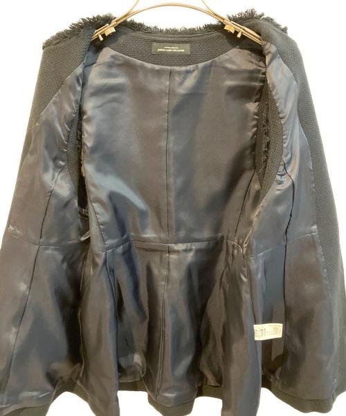 green label relaxing（グリーンレーベルリラクシング）green label relaxing (グリーンレーベルリラクシング) バスケットペプラムジレ 3522-199-1571 ネイビー サイズ:Freeの古着・服飾アイテム