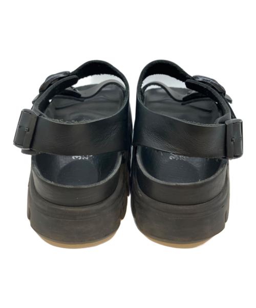 BIRKENSTOCK（ビルケンシュトック）BIRKENSTOCK (ビルケンシュトック) Arizona Chunky LENA EXQ Exquisite Black Narrow ブラック サイズ:23の古着・服飾アイテム