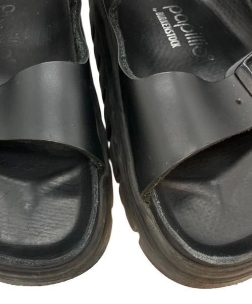 BIRKENSTOCK（ビルケンシュトック）BIRKENSTOCK (ビルケンシュトック) Arizona Chunky LENA EXQ Exquisite Black Narrow ブラック サイズ:23の古着・服飾アイテム