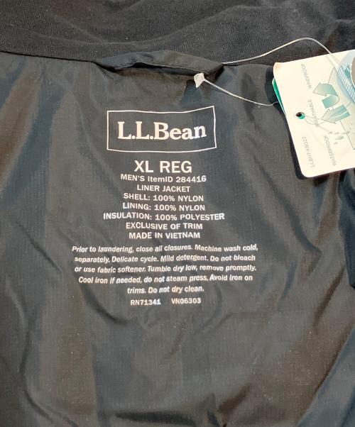 L.L.Bean（エルエルビーン）L.L.Bean (エルエルビーン) インナー付き中綿ジャケット ブラック サイズ:XL 未使用品の古着・服飾アイテム