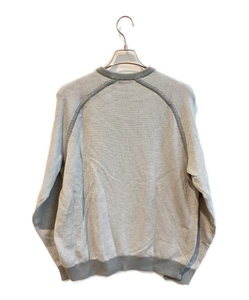 L.L.Bean（エルエルビーン）L.L.Bean (エルエルビーン) コットンカシミヤバーズアイニット グレー サイズ:XL 未使用品の古着・服飾アイテム