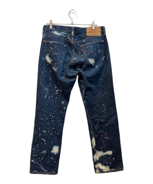 LEVI'S（リーバイス）LEVI'S (リーバイス) 90’Sペイント加工デニムパンツ インディゴ サイズ:ｗ35の古着・服飾アイテム