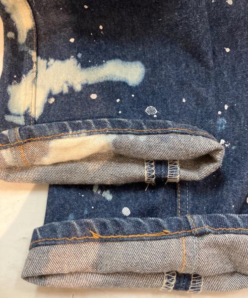 LEVI'S（リーバイス）LEVI'S (リーバイス) 90’Sペイント加工デニムパンツ インディゴ サイズ:ｗ35の古着・服飾アイテム