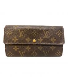 LOUIS VUITTON（ルイ ヴィトン）の古着「長財布」｜ブラウン