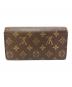 LOUIS VUITTON (ルイ ヴィトン) 長財布 ブラウン：8000円