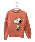 LACOSTE×PEANUTSラコステ×ピーナッツ）の古着「スウェット」｜ピンク