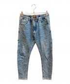 HUMAN MADEヒューマンメイド）の古着「RELAX DENIM PANTS」｜インディゴ